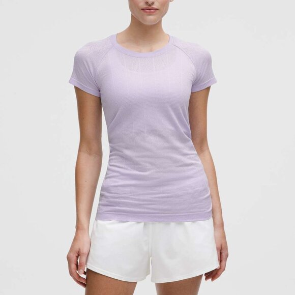NWT Lululemon Swiftly Tech Short Sleeve 2.0, 4, Herringbone Lavender Frost - Picture 5 of 9